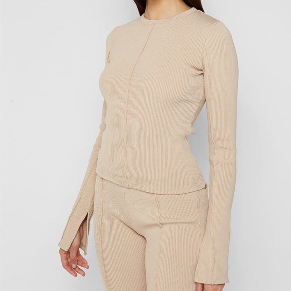 Maniere de voir ripped long sleeve top